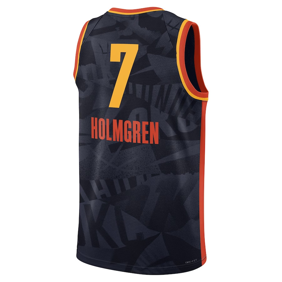 25 26 OKC Thunde Basketball Jerseys SGA Shai Gilgeous Alexander Chet Holmgren Jaylin Williams Isaiah Hartenstein Caruso Luguentz Dort Russell Westbroo