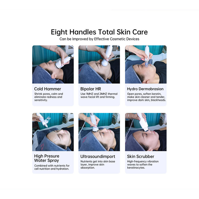Super Bubble Beauty Cleansing Whiten Moisturizing Skin Tightening Beautydermabrasion Machine