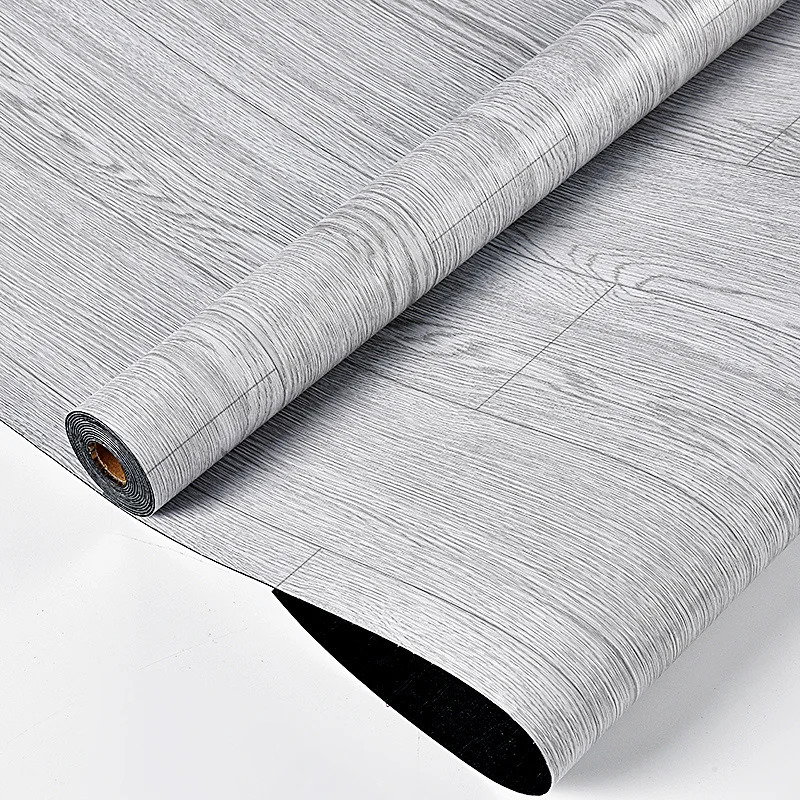 Wall Decor 60CM Thicken Wood Grain Floor Stickers Kitchen Non-slip Bathroom Waterproof Floor Ground Wear-Resistant Living Room SXP Stickers 231204