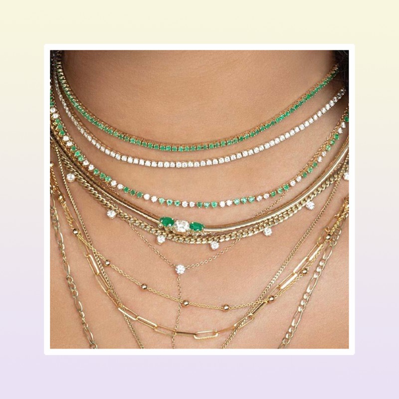 Fashion 925 Sterling Silver Plain Large Paper Clip Paperclip Chain Necklace Custom5831519