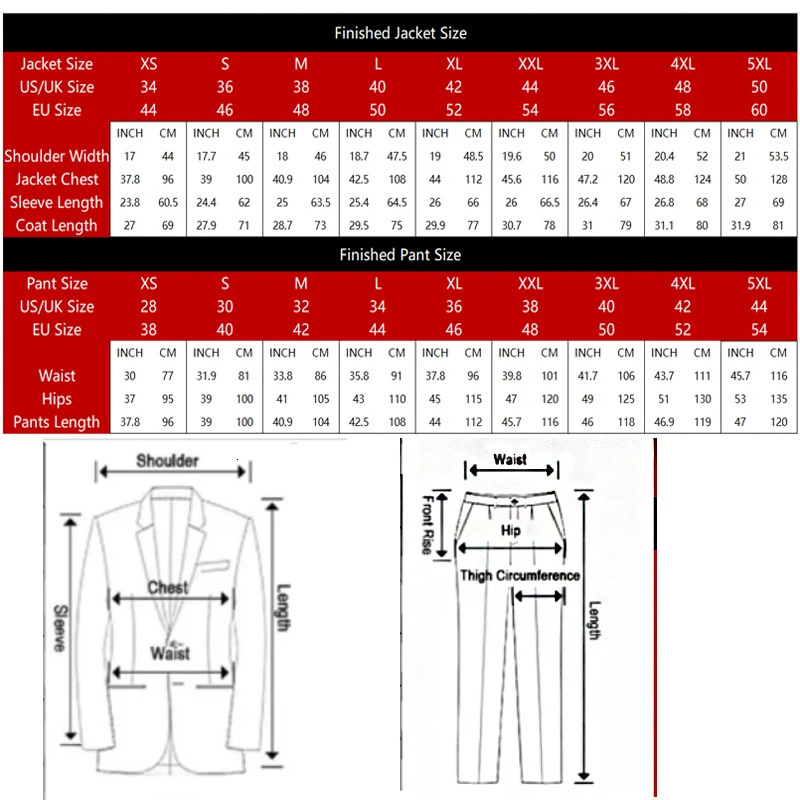 Men's Suits Blazers Men's 3 Piece Suit Slim Fit Suits One Button Tuxedo Blazer Vest Pants Formal Business Wedding Prom Suits 231205
