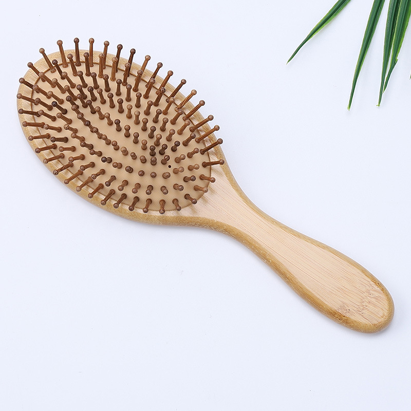 NEW Wooden Bamboo Hair Comb Healthy Paddle Brush Hair Massage Brush Hairbrush Comb Scalp Hair Care Combs Styler Styling Tools