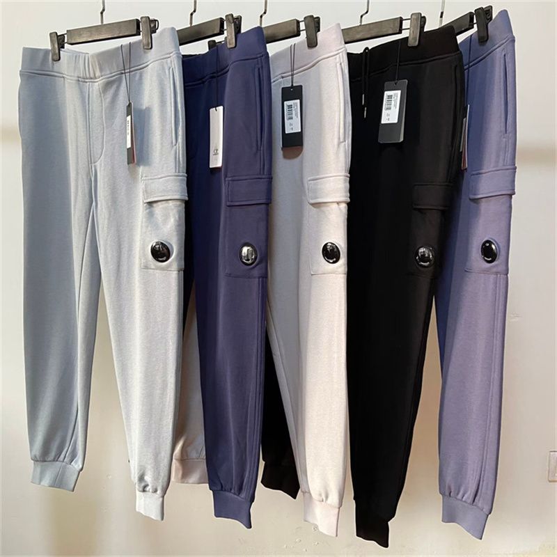 Men Pants Diagonal Fleece Lens Sweatpants Outdoor Casual Cotton Jogging Sweatpants Size M-XXL
