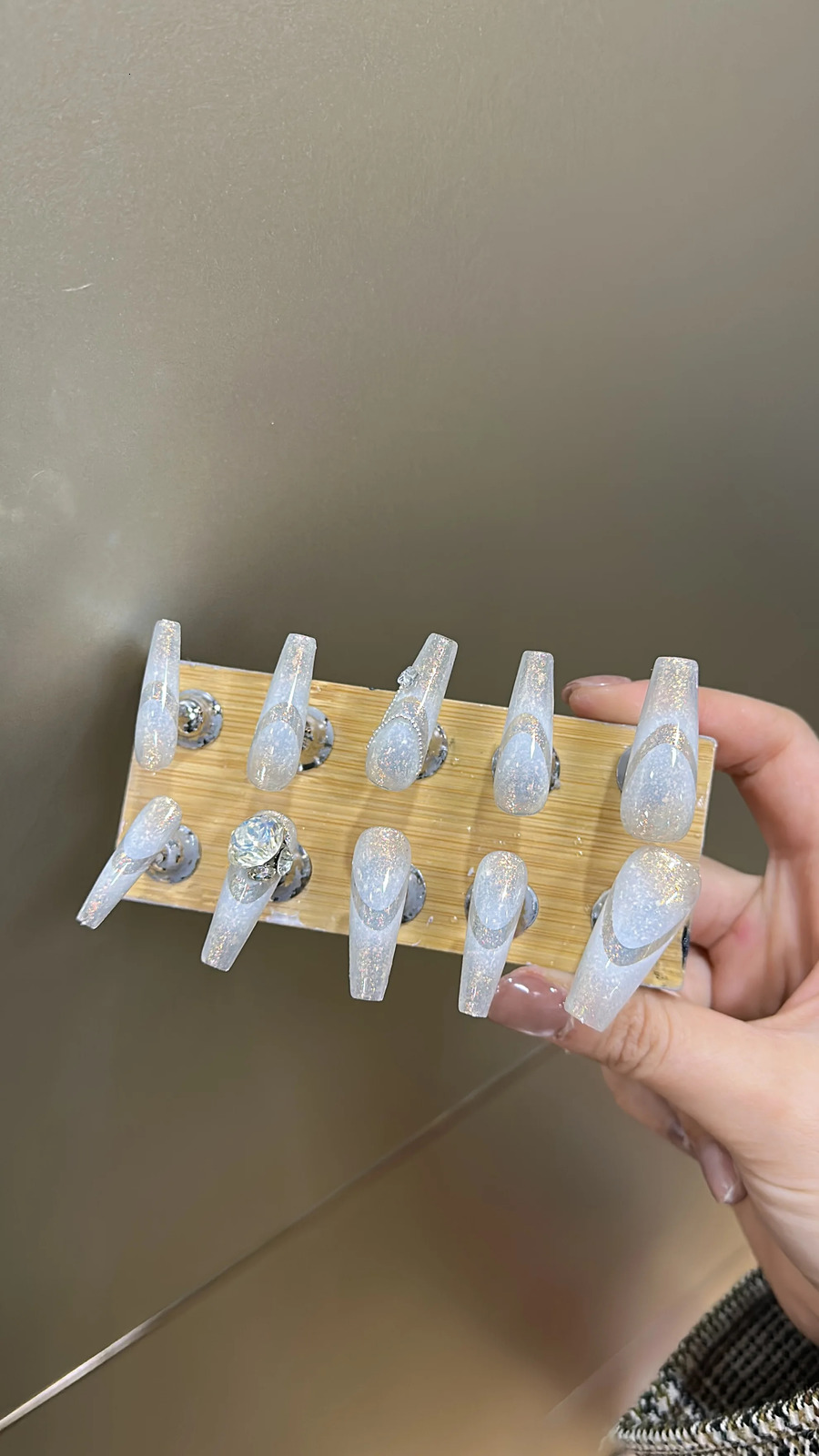 False Nails Christmas Easter Spring Festival Sexy Girl white nail tips false nails press on 231204