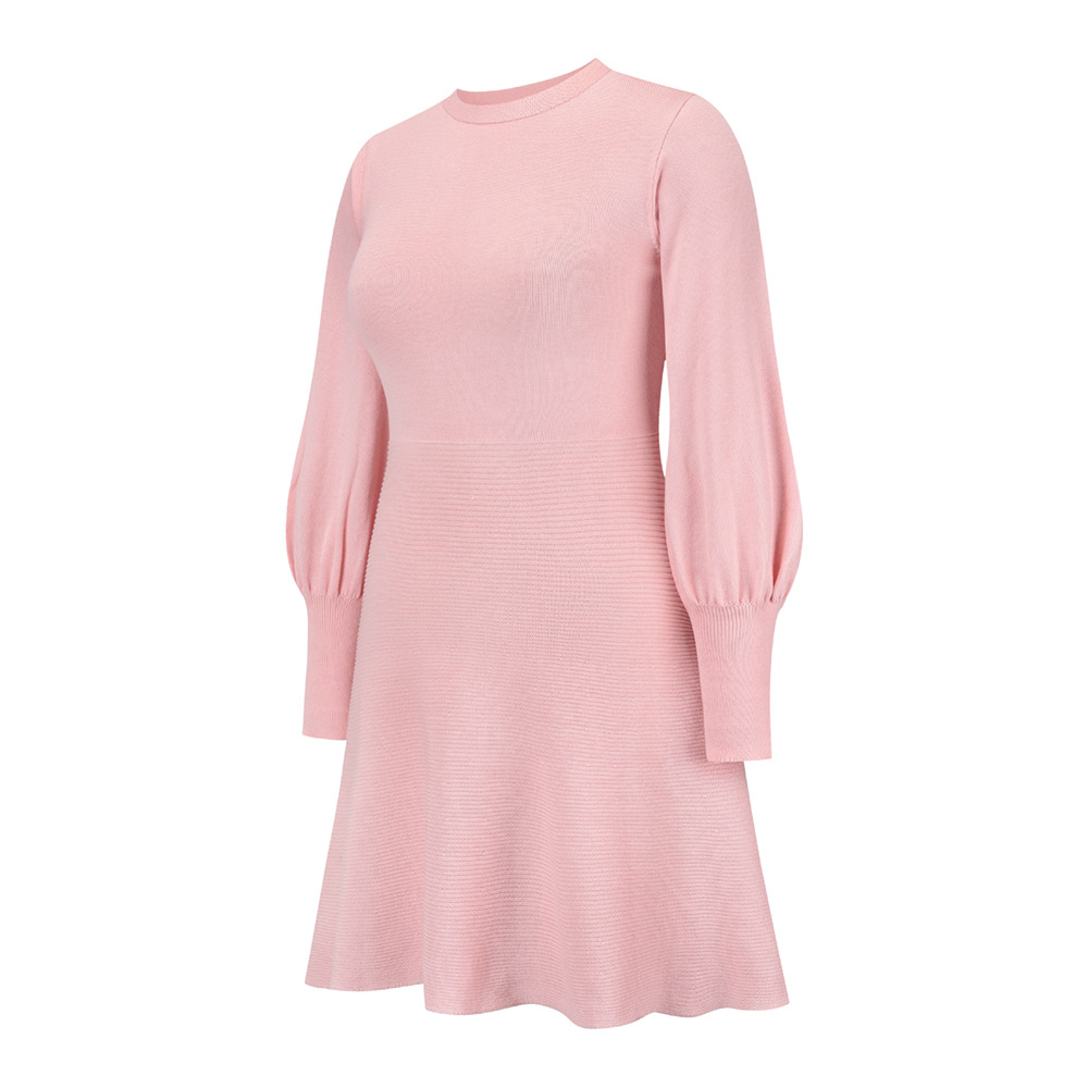 0C828M74 Women's Oversized Clothing Long Sleeved Dress Autumn and Winter Knitting Customized Colors