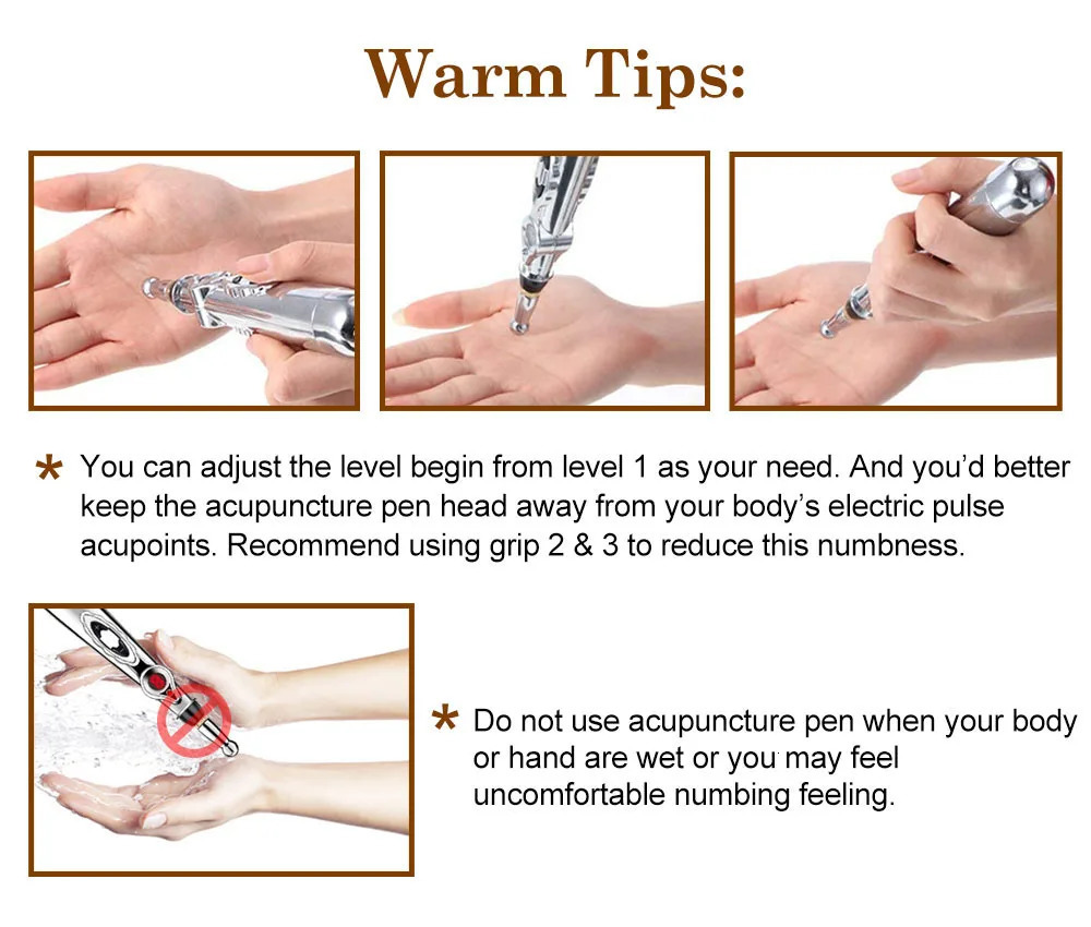 Face Massager Electronic Acupuncture Pen Electric Massager Meridian Laser Pointer Physiotherapy Equipment Body Back Neck Foot Relaxing Massage 231205