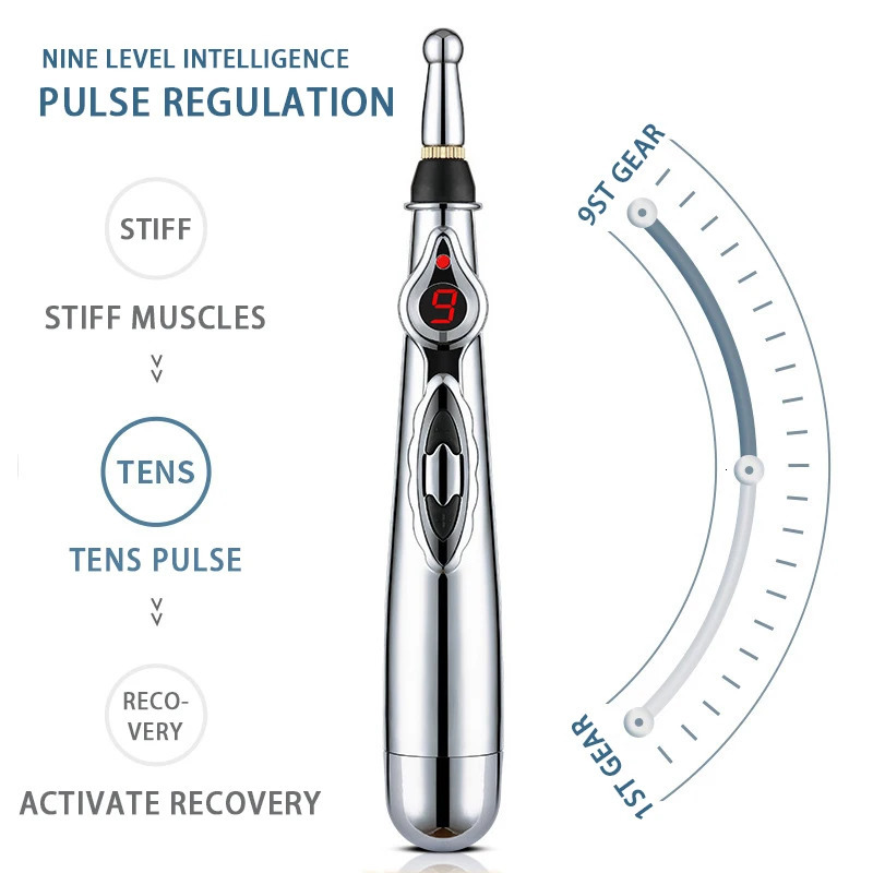 Foot Massager Intelligent EMS Massage Foot Pad Neck Vertebra Stick Acupuncture and Moxibustion Massage Pen Current Physiotherapy Instrument 231205