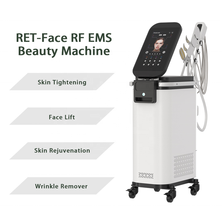 RETface EMS Facial Eyebags Reduction Forehead Cheek Lifting Pads Ems RF Face Lifting Beauty Equipment for Salon Use