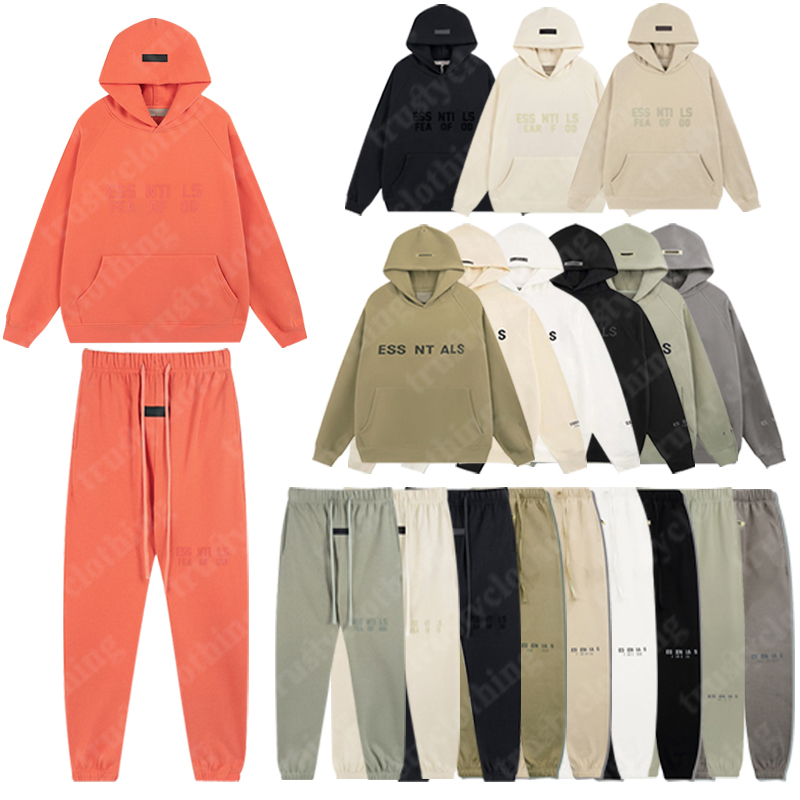 Essentialsweatshirts Ess FOG 1977 Hoodie Sweatshirts Mens Womens Pullover Hip Hop Oversized Jumpers Hoody O-Neck 3D Letters Essentialshoodie Top Quality Size S-XL