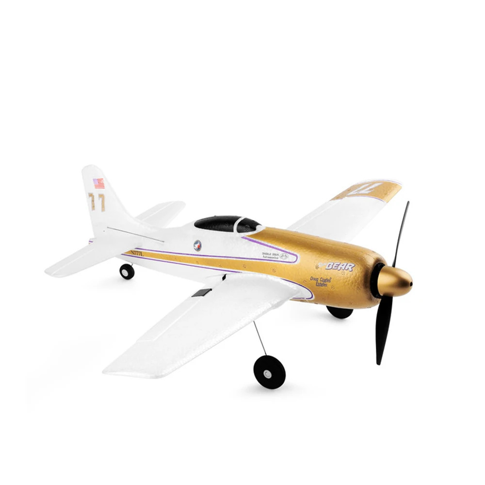 Aircraft Modle XK A260 RarebearF8F 4Ch 384 Wingspan 6G/3D Modle Stunt Plane Six Axis Stability Remote Control Airplane Electric RC Aircraft 231204