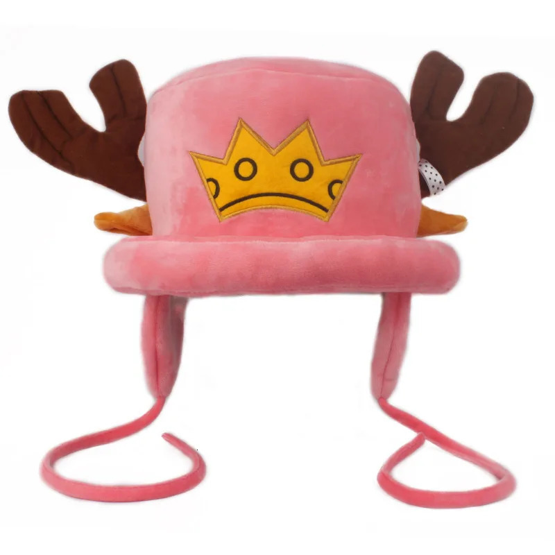 Party Hats Cartoon Anime Cosplay Tony Chopper Cotton Hat Party Costume Accessories For Kids Girl Boys Cap Fashion Plush Winter Warm Caps 231206