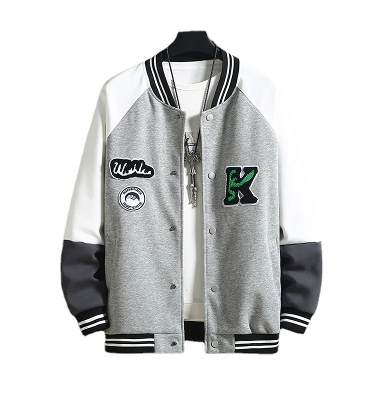 Mens Tracksuits Arrival Super Large Fashion Contrast Baseball Jacket Spring Autumn Set Sweatpants Plus Size 4XL6XL 7XL 8XL 9XL 10XL 231206