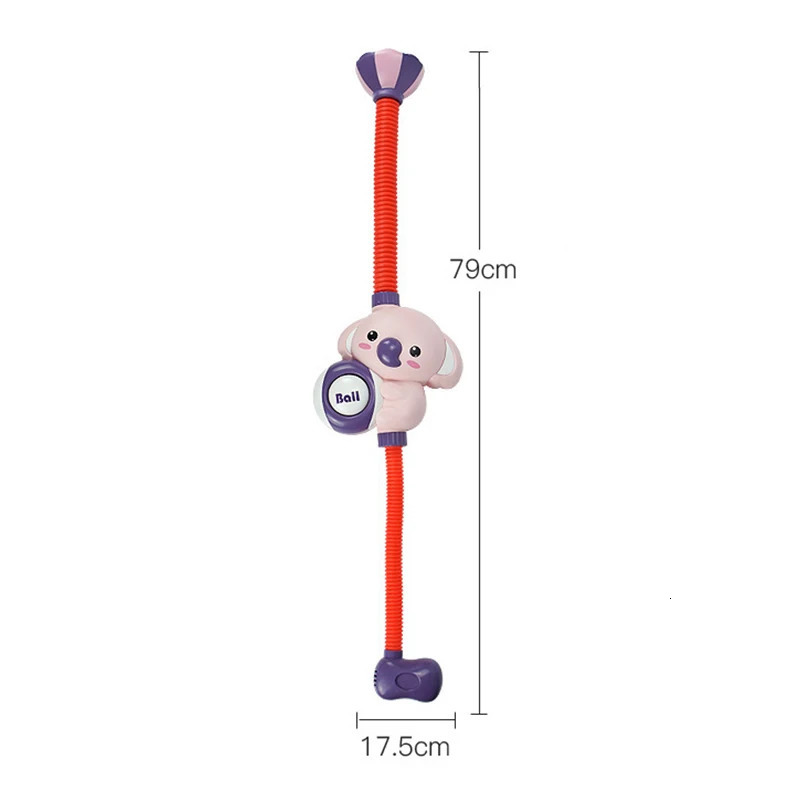 Bath Toys Electric Elephant Shower Toys Kids Baby Bath Spray Water Faucet Outside Bathtub Sprinkler Strong Suction Cup 231204
