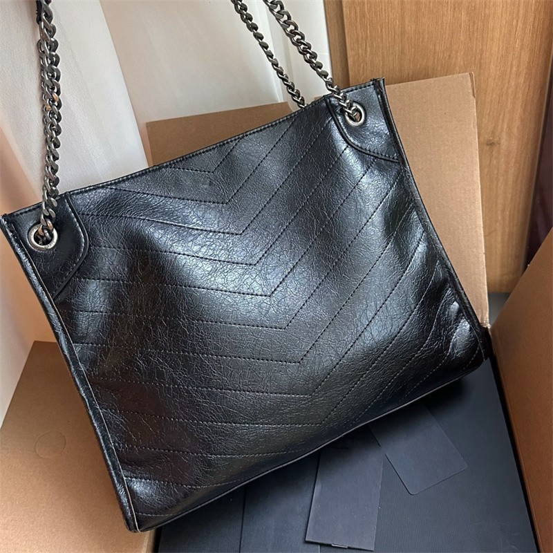 Woman Shoulder Chain Bags designer bag luxury tote bag Medium Size shopping totes Letters Leather TOP