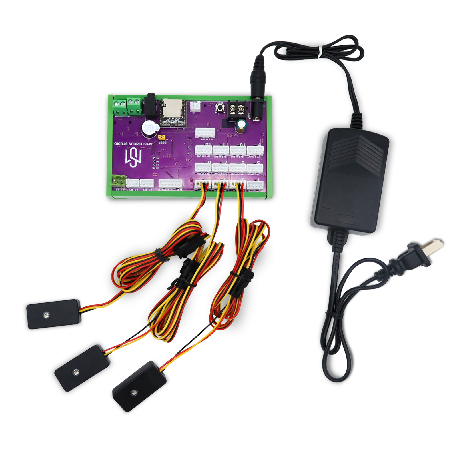 Mysterious Studio Secret Room Escape Game Mechanism Props Electronic Puzzle Real Life shooting the light sensors