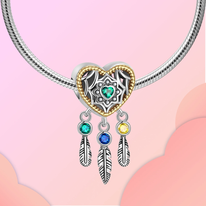 Loose Gemstones 925 Sterling Silver Avocado Green Series Charms Fit Original Bracelet Bead Charm Necklace Trinket Women DIY Jewelry