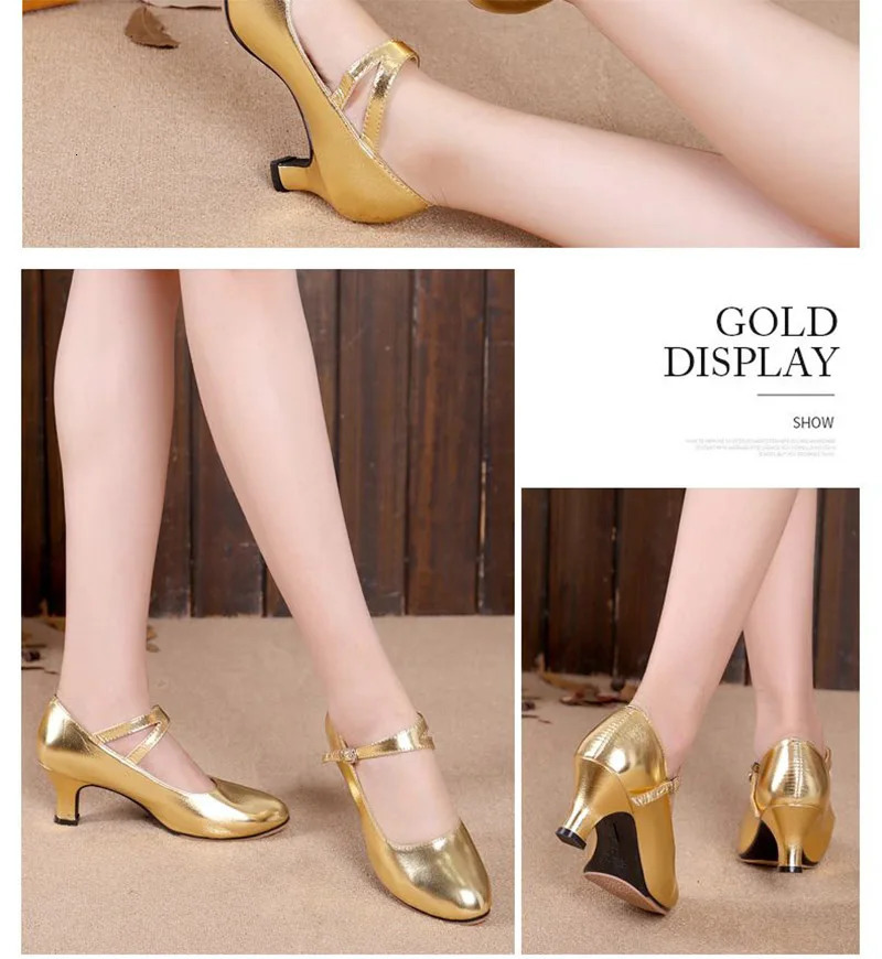 Dance Shoes Woman Close-Toe Lace-Up Latin Dance Shoes Modern International Dance Ballroom Social Dance Heel Height 3.5cm 5.5cm 231205