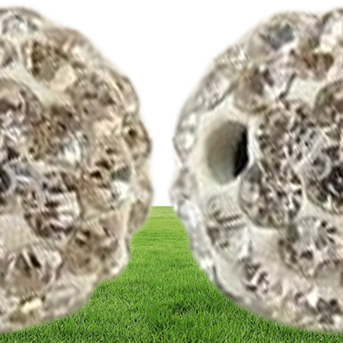 8mm white Micro Pave CZ Disco Ball Crystal crystal Bead Bracelet Necklace BeadsMJPW Whole