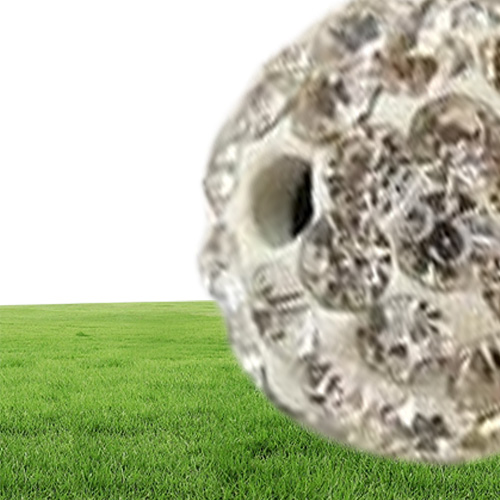 8mm white Micro Pave CZ Disco Ball Crystal crystal Bead Bracelet Necklace BeadsMJPW Whole