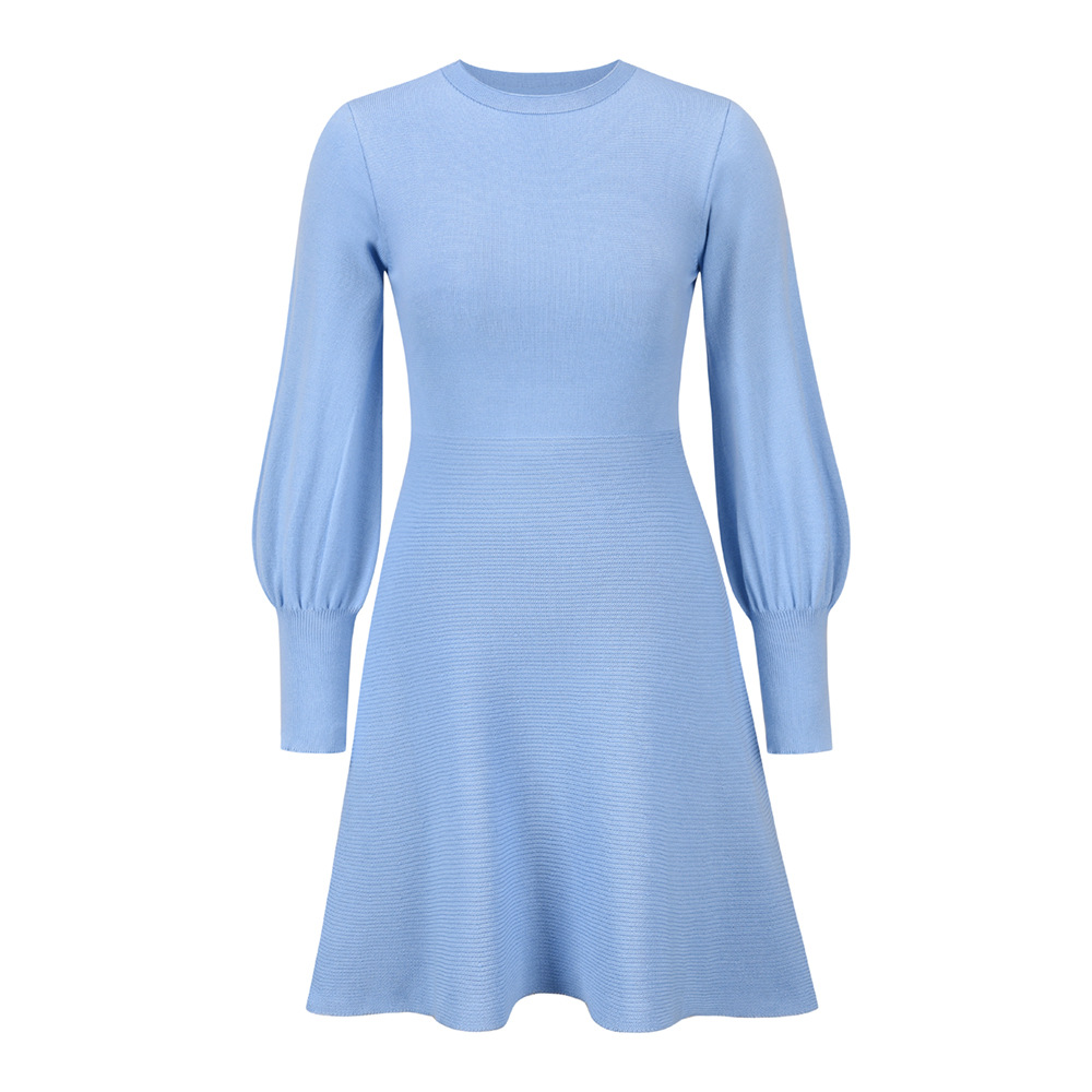 0C828M74 Women's Oversized Clothing Long Sleeved Dress Autumn and Winter Knitting Customized Colors
