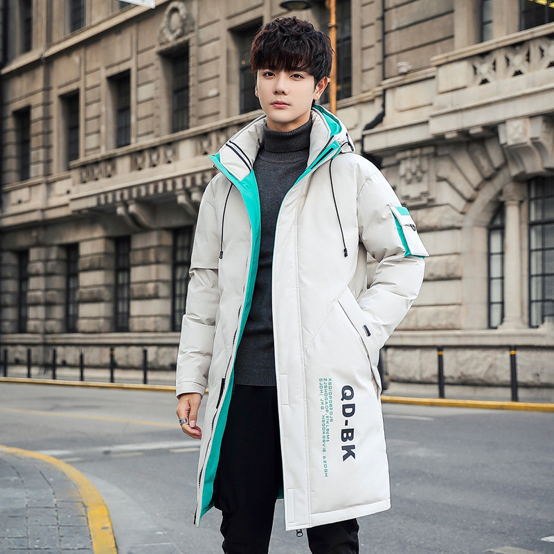 Winter Jacket Women Embroidery Coats Big Fur Collar Hooded Down Jacket Warm Long Parka Ladies Thicken Cotton Jackets and Coats 210521