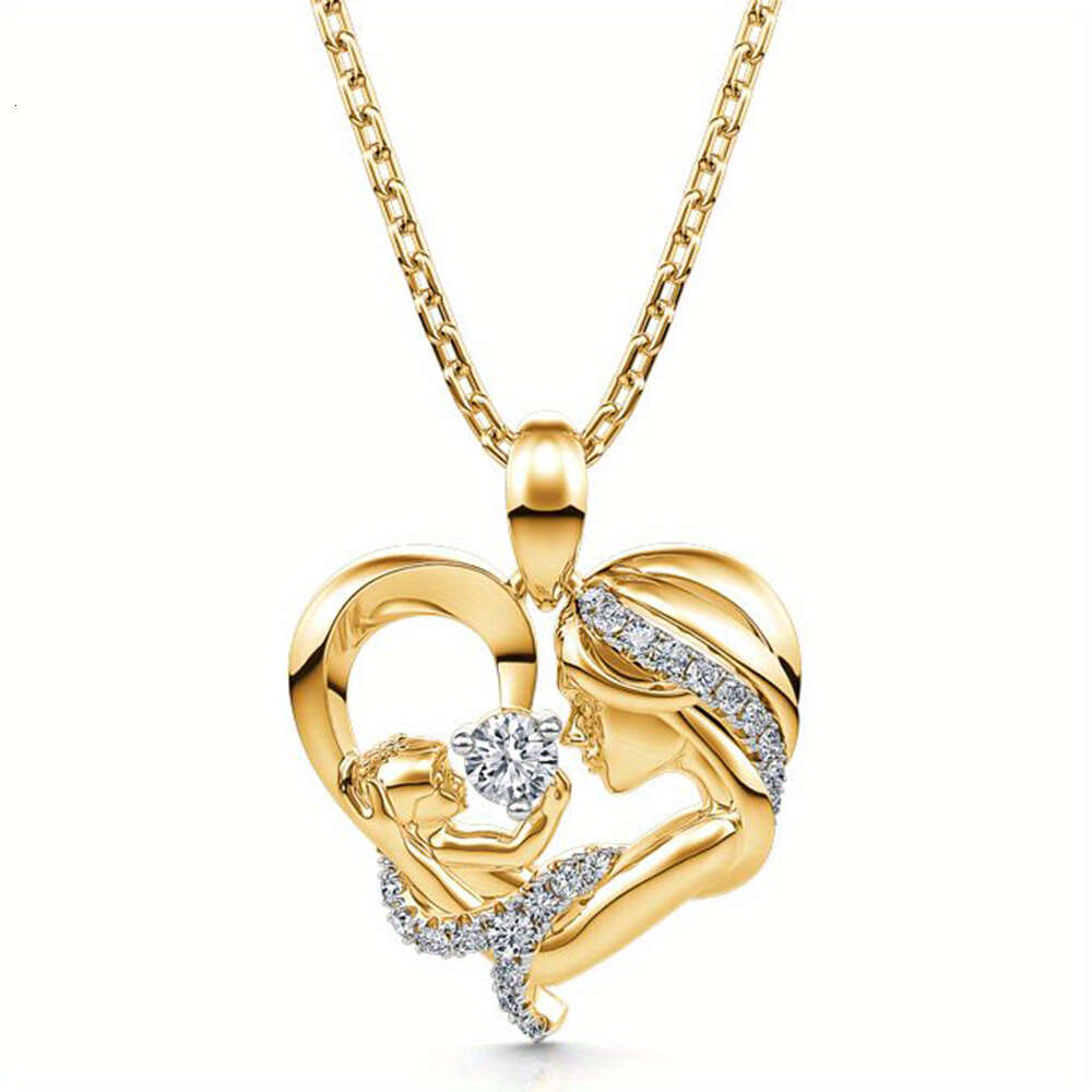 Beautiful Mother Baby Pendant Necklace Charm Women's Jewelry Perfect Gift for Mom