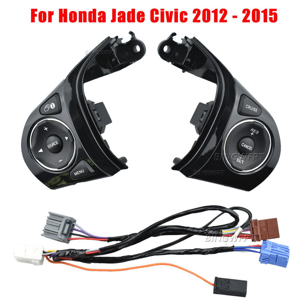High Quality Steering Wheel Control Switch Cruise Button For Honda Jade Civic 2012 2013 2014 2015 35880-TR6-A01