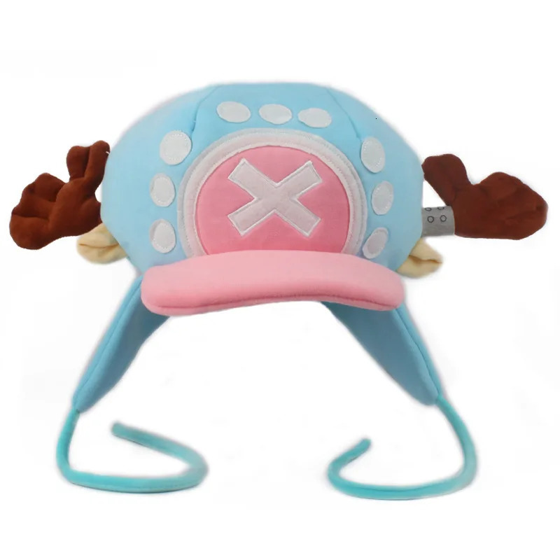 Party Hats Cartoon Anime Cosplay Tony Chopper Cotton Hat Party Costume Accessories For Kids Girl Boys Cap Fashion Plush Winter Warm Caps 231206