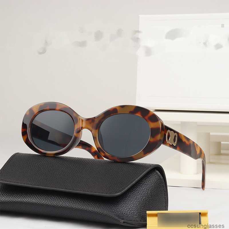 Sunglasses Designer Tortoise Shell Sunglasses Arc De Triomphe Oval Celins Glasses Women Hot Euro American Trend Fashion Uv400 Designer Cl Shades A12