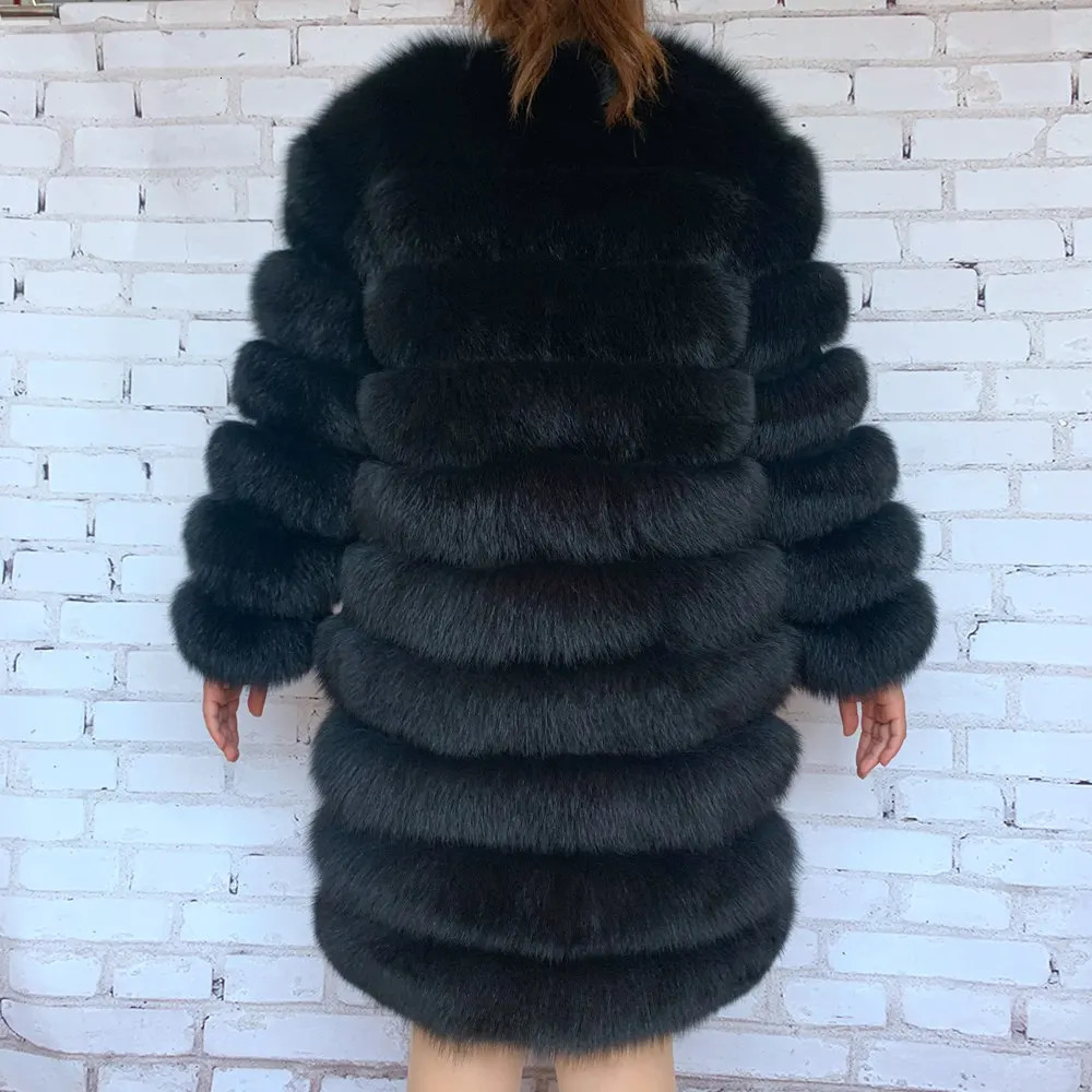 Women's Fur Faux style 4in1 real fur coat Natural Real Jackets Vest Winter Outerwear Women high quality Clothes 231205