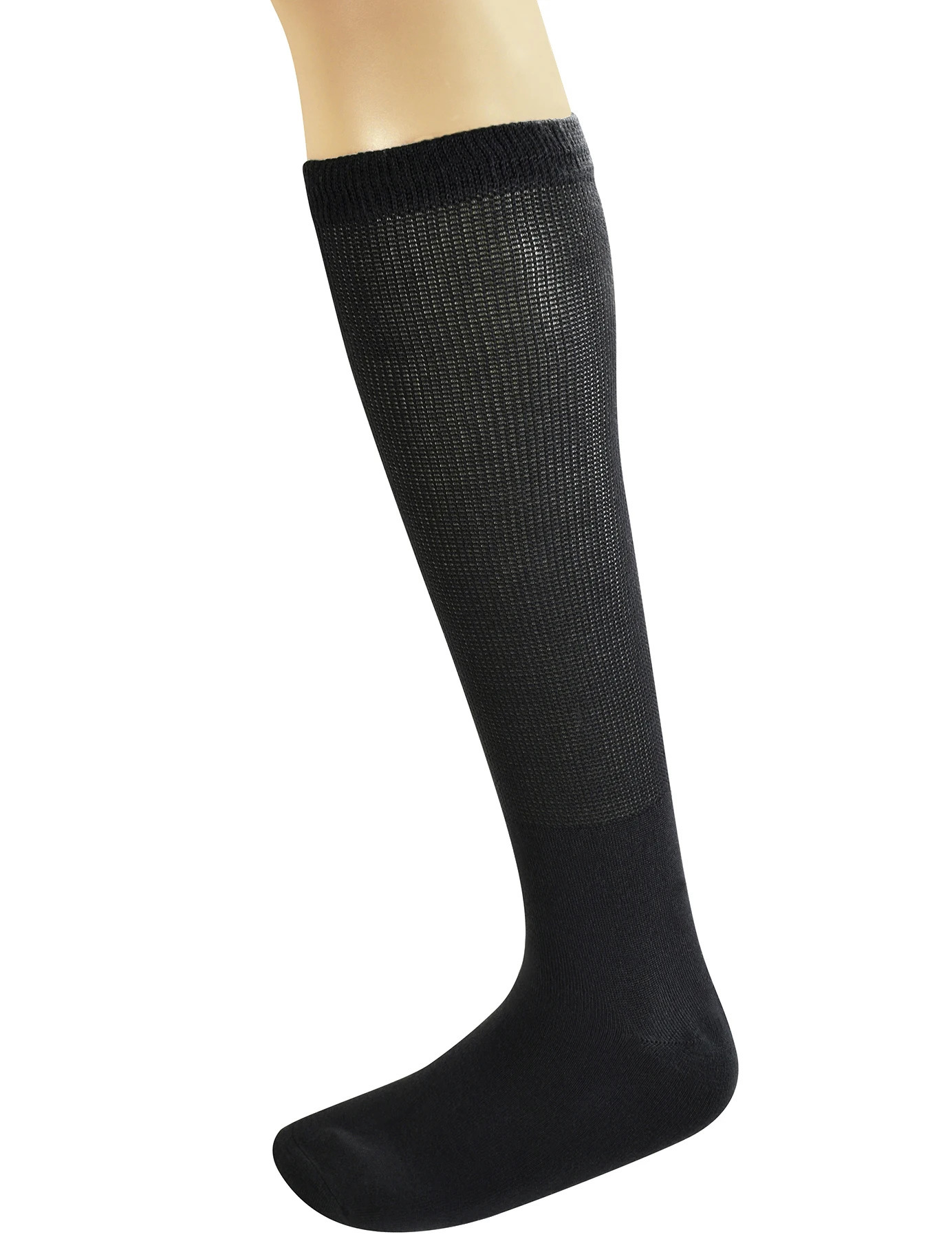 Men's Socks Yomandamor Mens 4 Pairs Over the Calf Super Soft DiabeticDress with Seamless Toe 231205Z