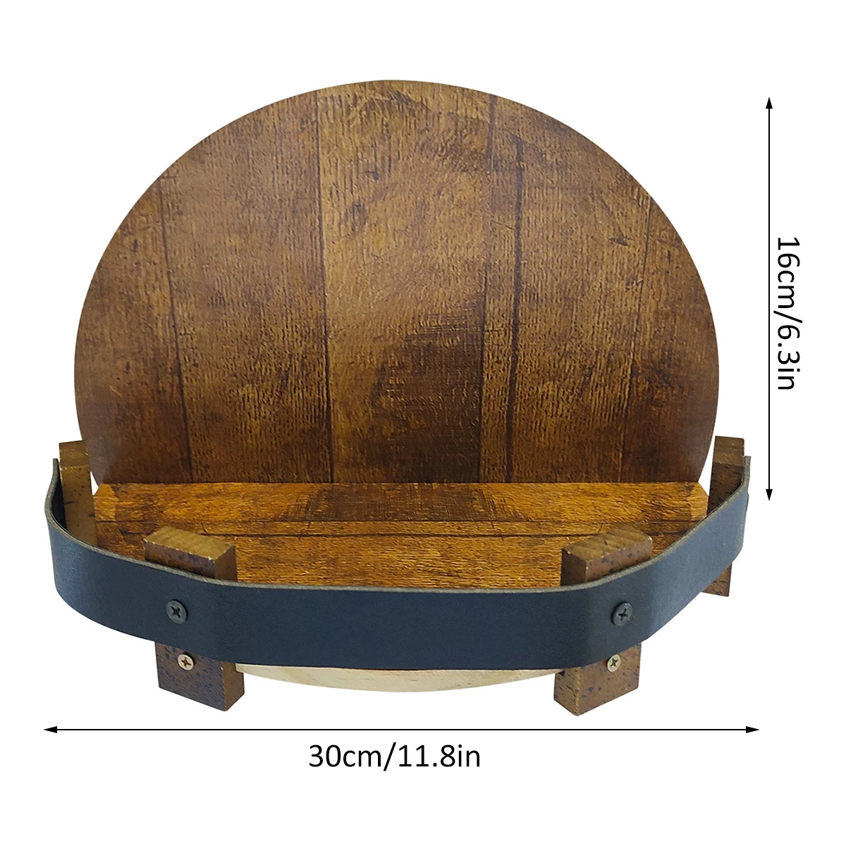 Bar Tools Wooden Wall Mount Wine Bottle Holder Whiskey Rack Vintage Shelves Wood Display Stand Shelf Home Accessories 231206