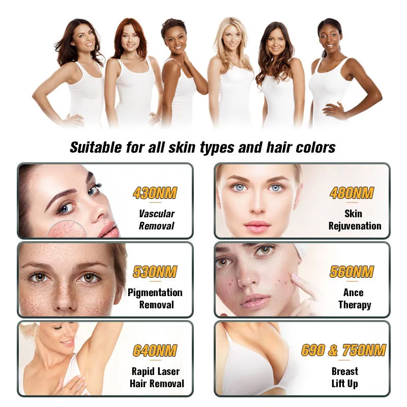 Professional 3 In 1 Rf Elight Ipl Yag Laser Hair Removal Tattoo Removal Machine Lightening Skin Tightening Whitening Equipment