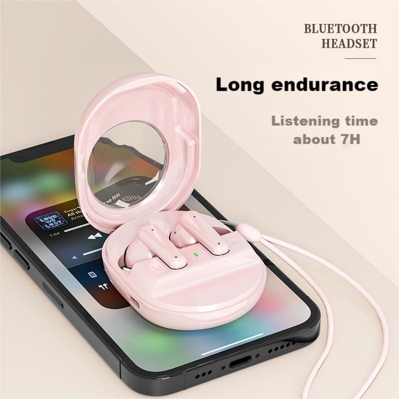 In-ear Wireless Earphone TWS Bluetooth headset Fingerprint control S195 Built-in Microphone LED display High quality Headphone Sport Earphone Music he