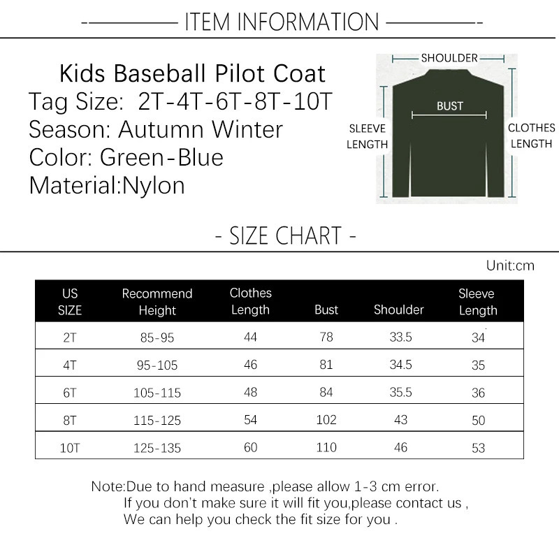 Jackets Jackets 2 10 Years Jacket for Girls Zipper Warm Ma 1 Bomber Flight Boys Coat Kids Outerwear Winter Coats Baby Children Clothes 231207 Y241115P
