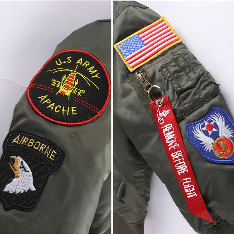 Jackets Jackets 2 10 Years Jacket for Girls Zipper Warm Ma 1 Bomber Flight Boys Coat Kids Outerwear Winter Coats Baby Children Clothes 231207 Y241115P