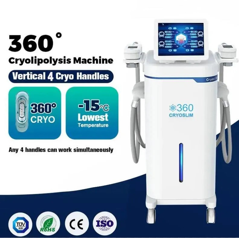Manufacturer 360 Cryo Slim Machine High Power Cool Tech Body Slimming Lose Weight 360 Cryolipolysis Machine For Fat Reduce