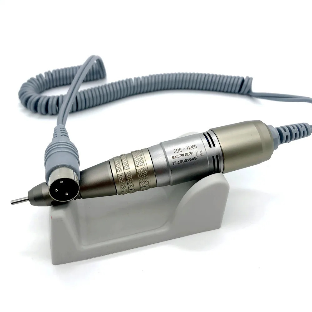 Nail Art Equipment Drill Pen 30000RPM SDE H200 Handpiece For Marathon STRONG210 Control Box Electric Manicure Machine Nails Drill Handle Nail Tool 231