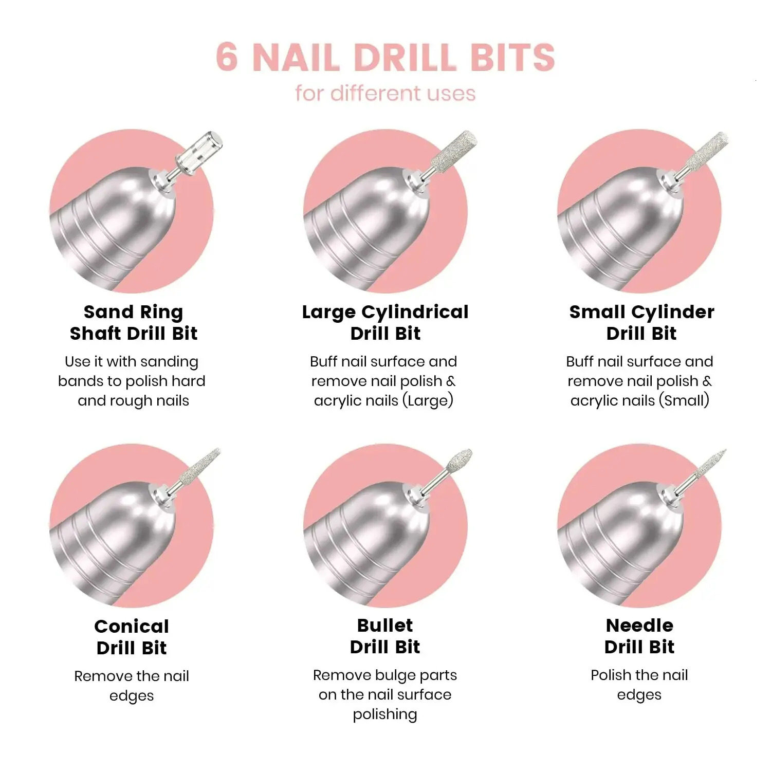 Nail Art Equipment 45000RPM Rechargeable Nail Drill Manicure Machine Professional Nail Drill With LCD Display Portable Cordless Drill Set Nail Art 231