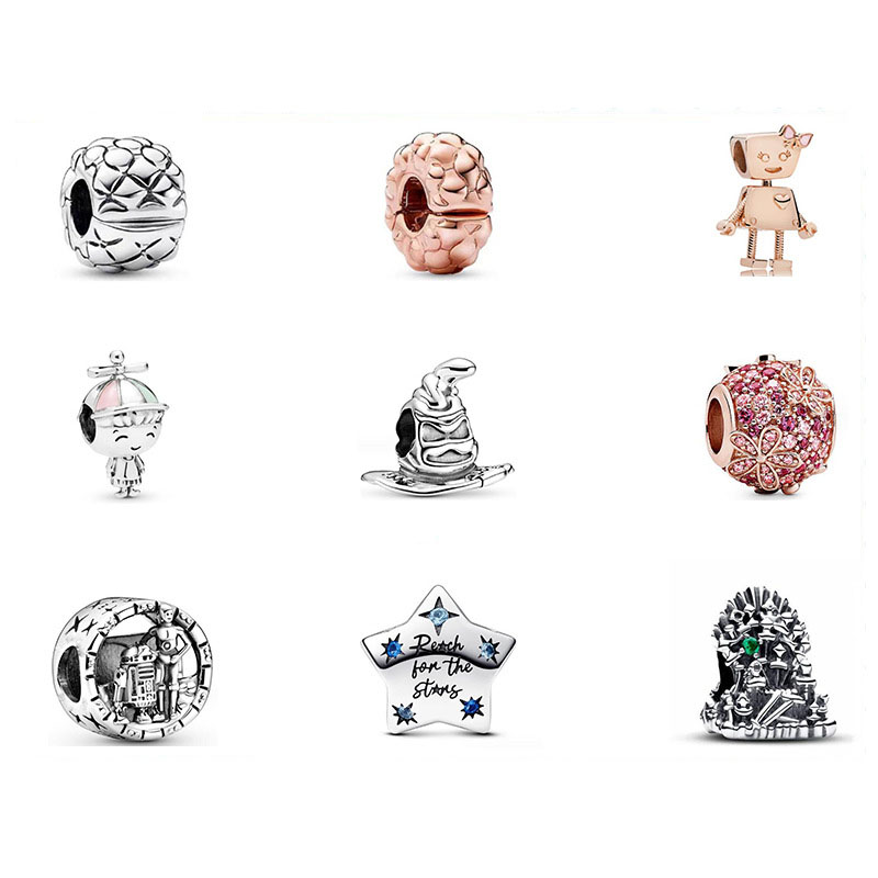 Silver Power Game Dragon House Crown Denise Ghost Ice Wolf Iron Throne Fashion Free DIY Matching Women's Jewelry Charm Free Shipping