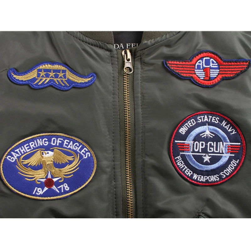 Jackets Jackets 2 10 Years Jacket for Girls Zipper Warm Ma 1 Bomber Flight Boys Coat Kids Outerwear Winter Coats Baby Children Clothes 231207 Y241115P