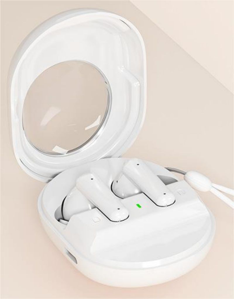 In-ear Wireless Earphone TWS Bluetooth headset Fingerprint control S195 Built-in Microphone LED display High quality Headphone Sport Earphone Music he