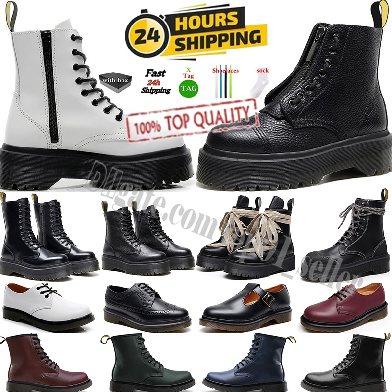 Dr martinss women boots docs martens designer boot martin Men Luxury sneakers triple black white classic ankle short booties winter snow outdoor Bottom Ankle shoes