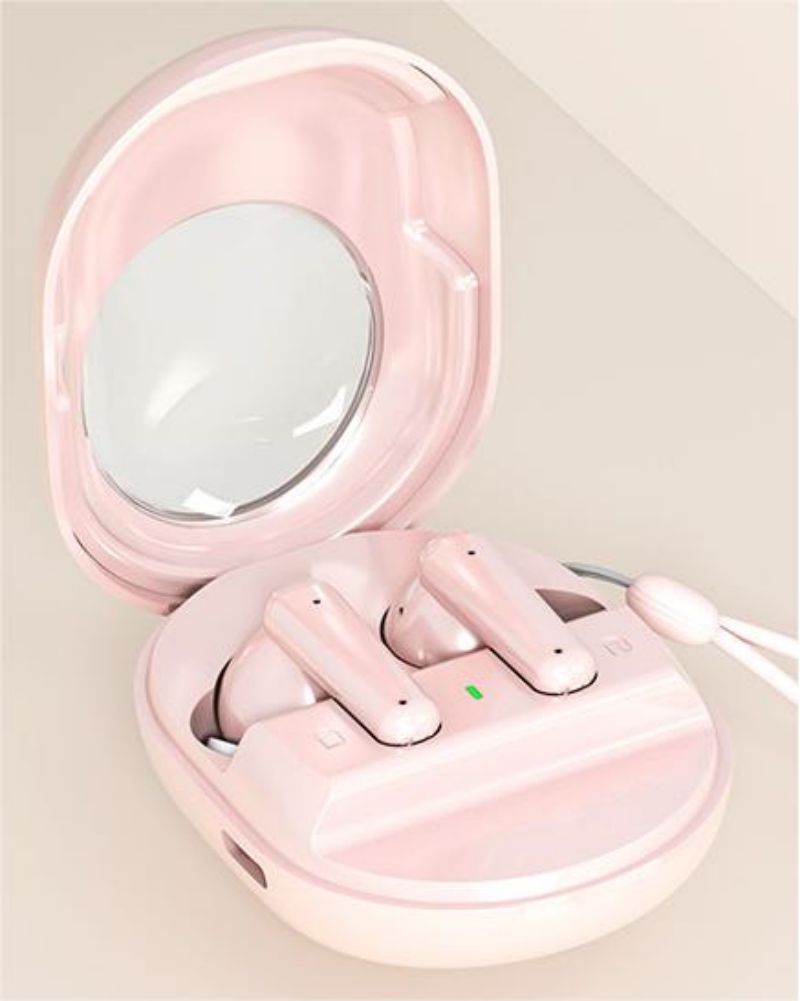 In-ear Wireless Earphone TWS Bluetooth headset Fingerprint control S195 Built-in Microphone LED display High quality Headphone Sport Earphone Music he