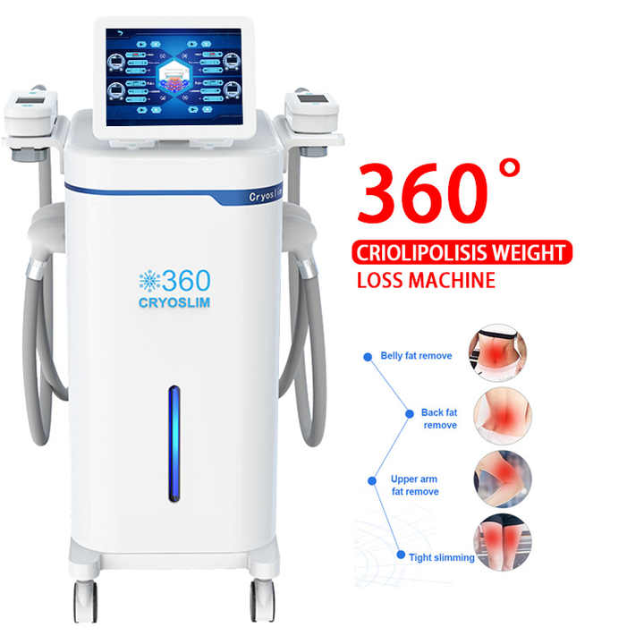 Portable Cryolipolysis Fat Freezing Machine Multifunction 360 Cryo Handle Cryolipolisis Fat Freezing Cellulite Reduction Sculpting Machine