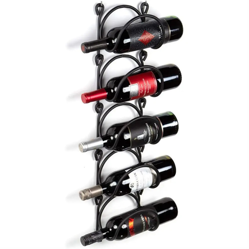 Pot Racks Wine Rack Iron Material Towel Bottle Holder for Wall Wall Mounted Organizer Shelf Display 231206