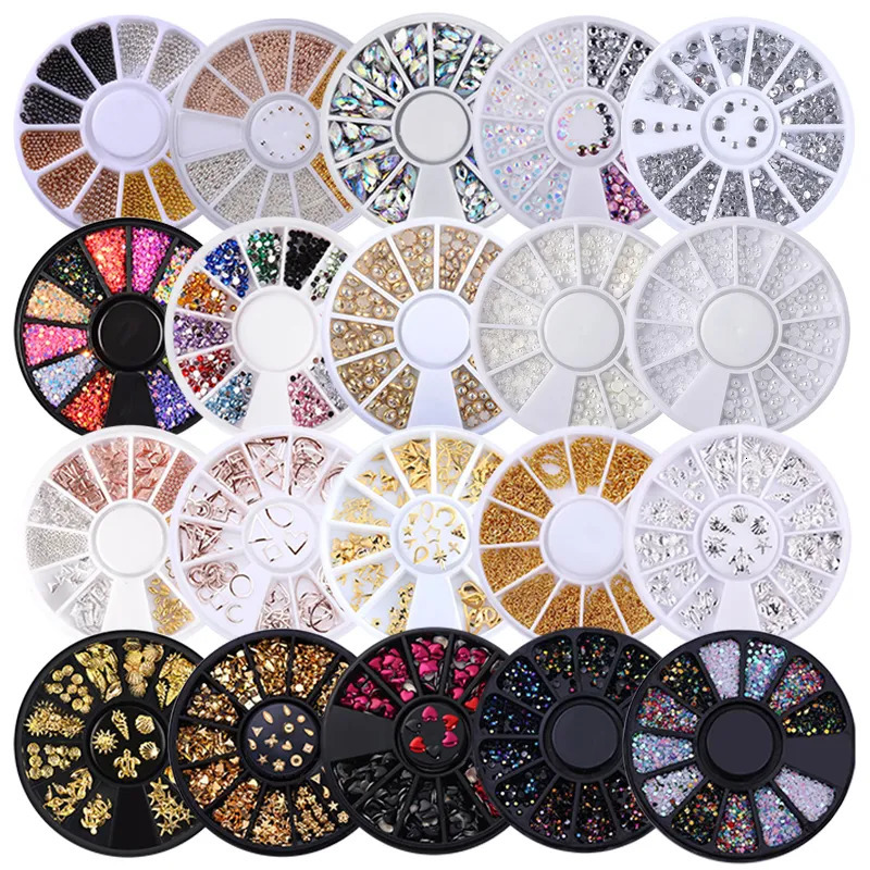Nail Art Decorations nail parts nail art glitter rhinestone Crystal gems jewelry Bead Manicure decoration accessories nail supplies for professionals 