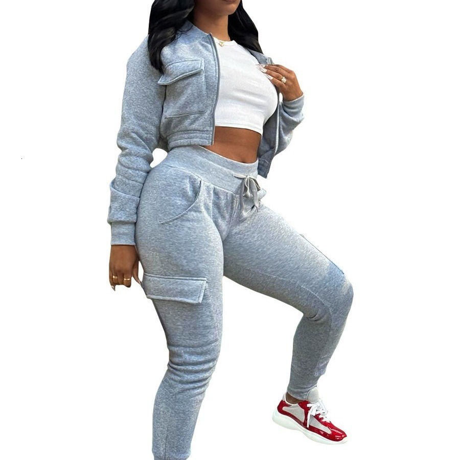 Tracksuit Women Winter Two Piece Set Sportswear Sexy Outfit Home Clothes Female Loungewear Warm Suit Casual 25404P 210712 - view 4