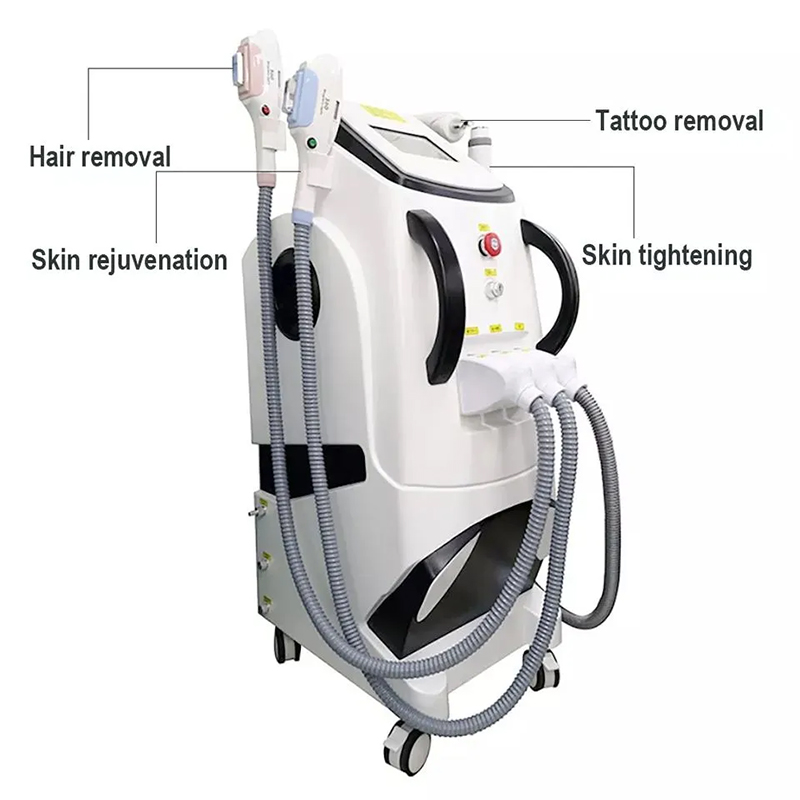 4 In 1 360 Magneto Optic Laser Hair Removal Nd Yag Laser Tattoo Removal RF Rejuvenation Machine