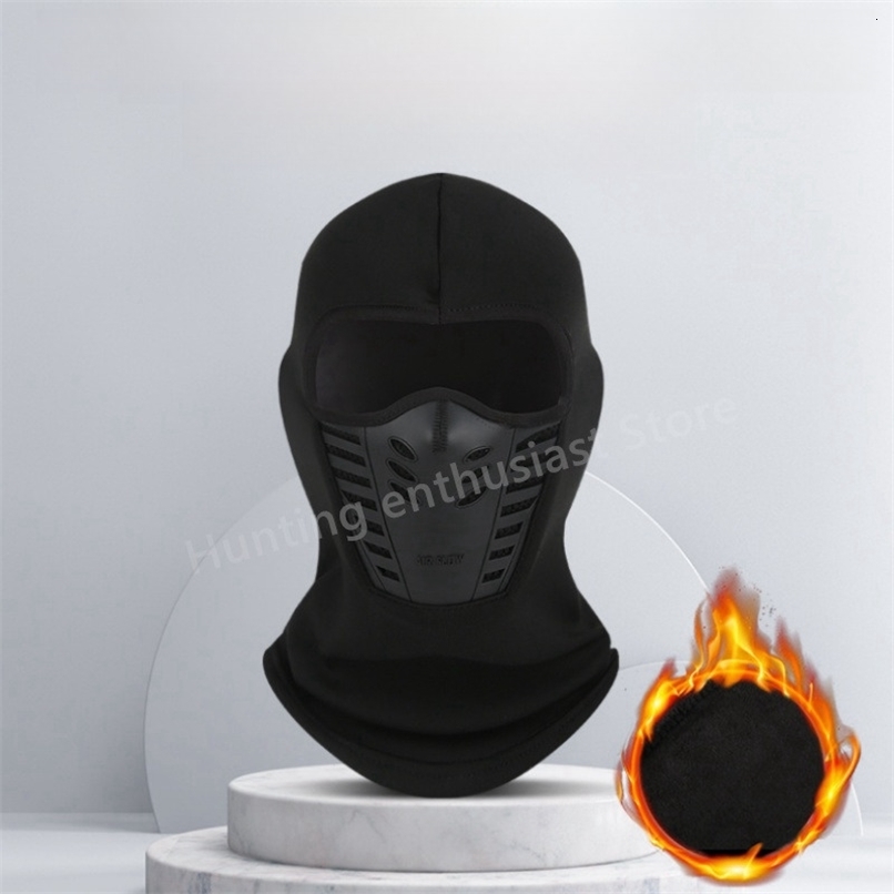 Cycling Caps Masks Winter Ski Mask Baraclava Mask Hat Men's and Women's Bicycle Riding Hat Windproof and Warm Fleece Ski Board Warm Neck Sca